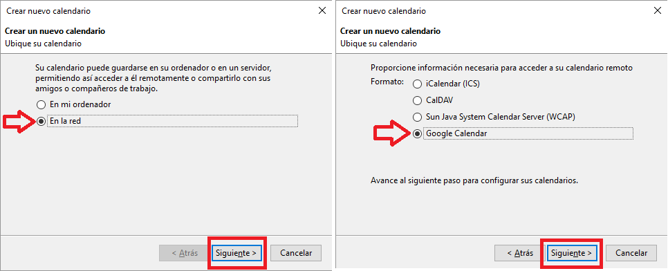 Añadir Google Calendar a Mozilla Thunderbird