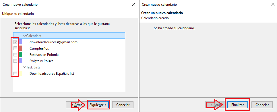 sincronizar google calendar con Thunderbird