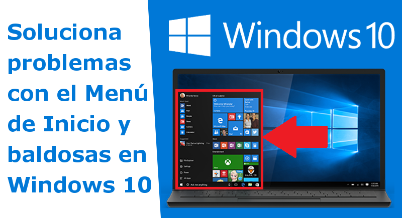 Conoce como solucionar los problemas con el enú d einicio cuando este no se muestra o es imposible abrirlo