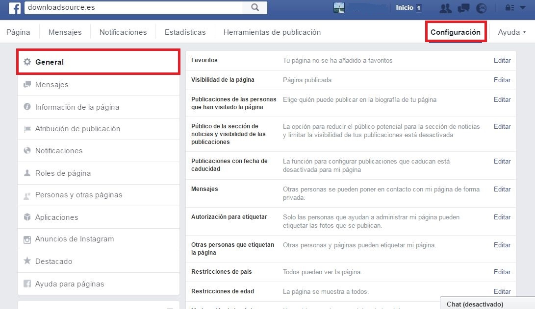 une 2 páginas de facebook similares facilmente