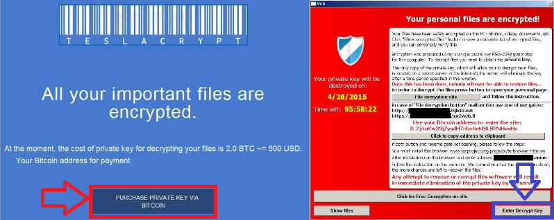 Ransomware malware, clave maestra de descifrado