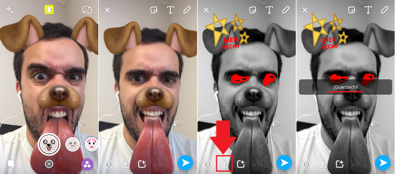 Como guardar las fotos y videos de snapchat en tu dispositivos Android o iOS