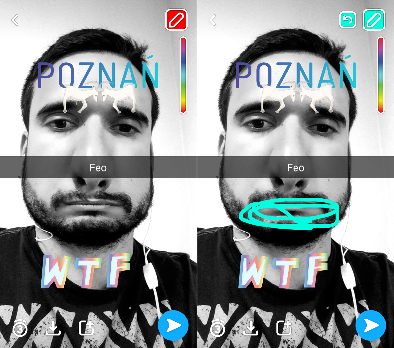 pon varios filtros en las fotos y videos de Snapchat para Android o iOS