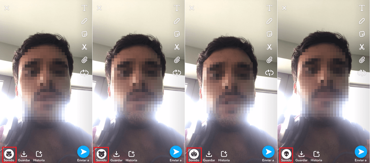 Nuevos filtros de voz de Snapchat para cambiar tus snaps de video