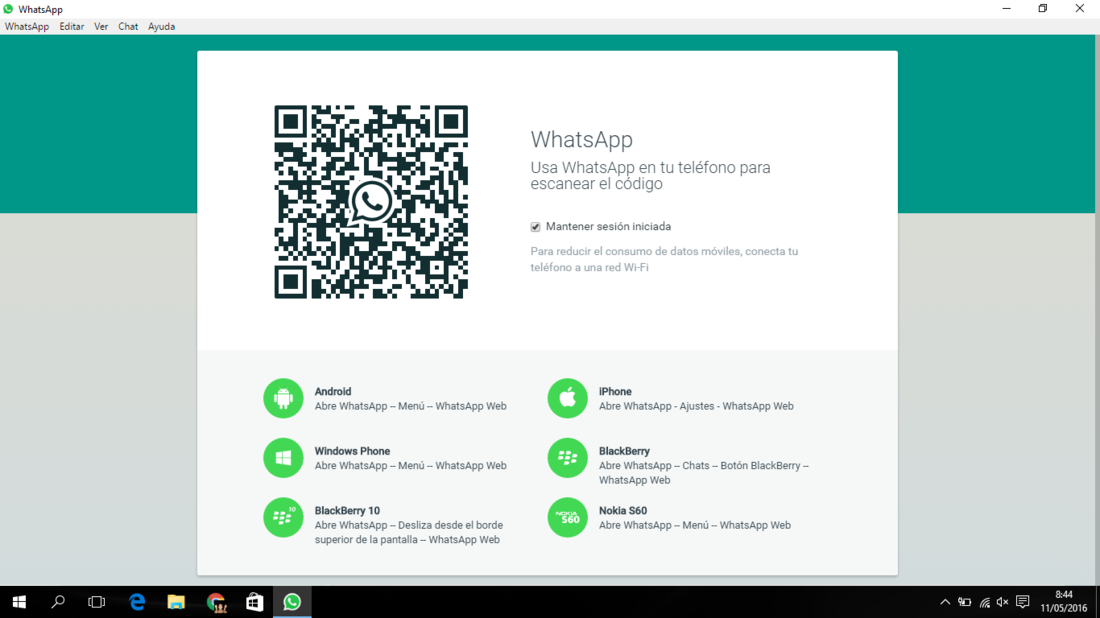 Como usar el programa oficial Whatsapp para Windows 