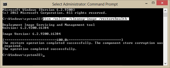 Solucionar error 0x80070490 con DISM restorehealth para Windows Update