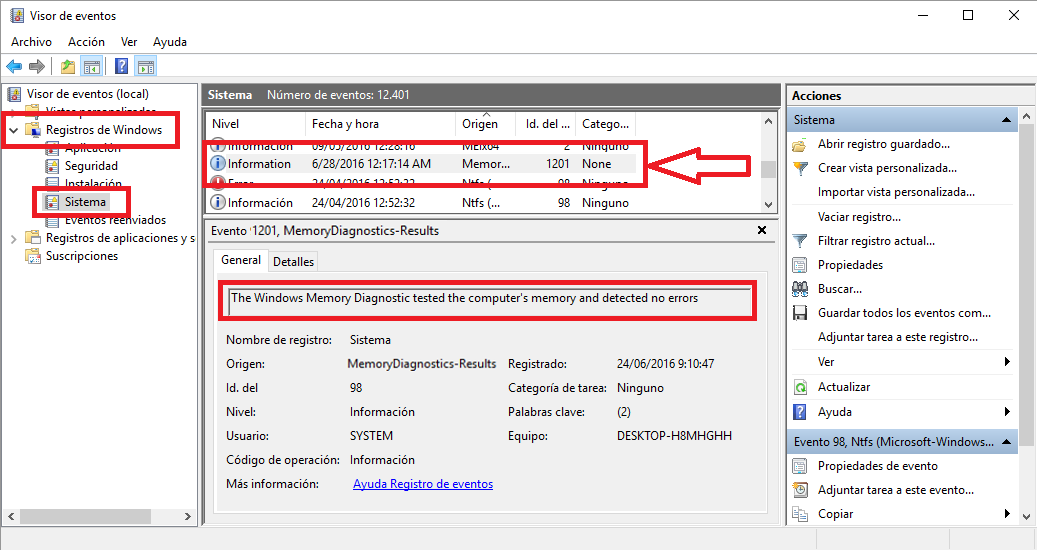 evitar la inestabilidad de tu ordenador solucionando problemas con la memoria RAM en WIndows 10