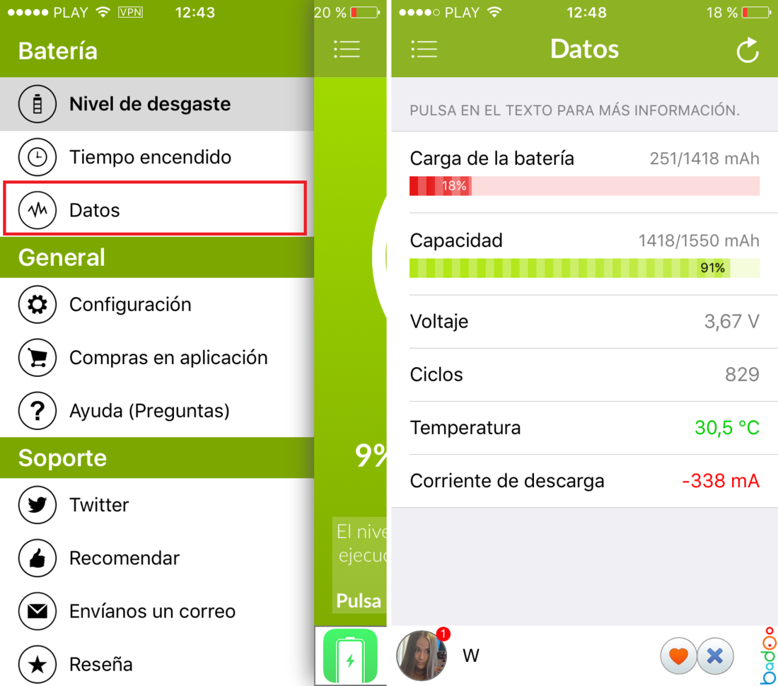 Conoce los datos específicos de la batería de tu iPhone