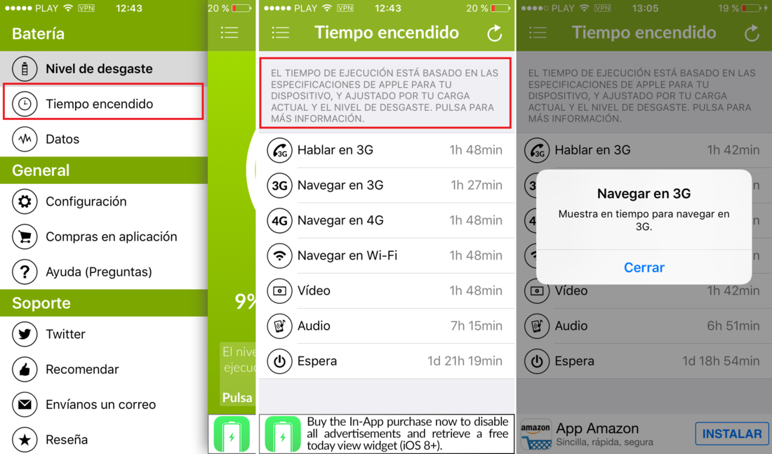 Conocer los datos e información de la batería de nuestro iPhone