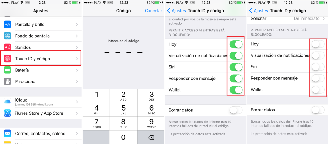 configura tu iPhone para mejorar la seguridad