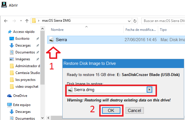 instalar macOS Sierra desde un USB