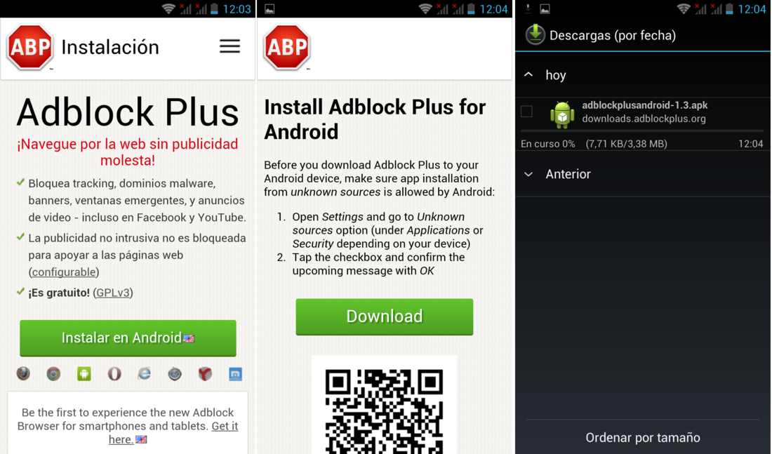 Como descargar Adblock en Android