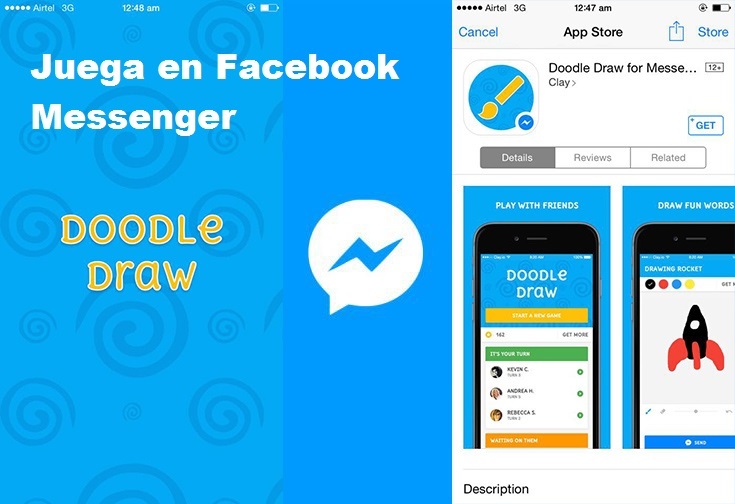 Como jugar a Doodle Draw de messenger