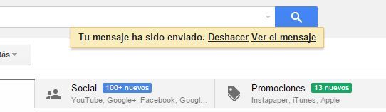 deshacer envios de correos electronicos ya es oficalmente posible en Gmail