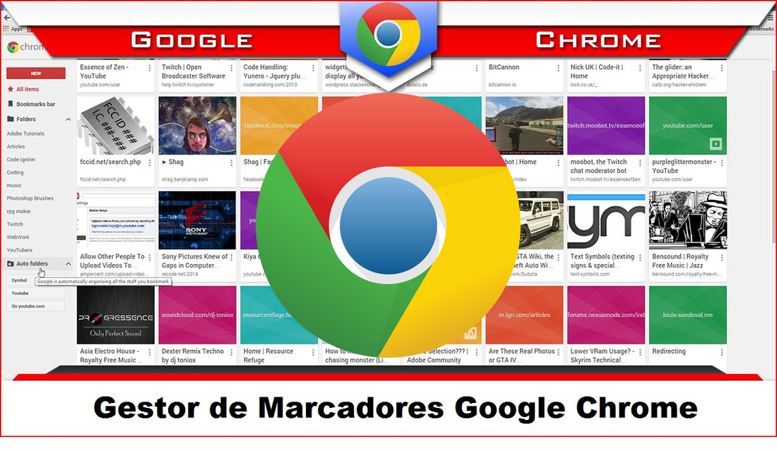 como usar el nuevo gestor de marcadores de Google Chrome