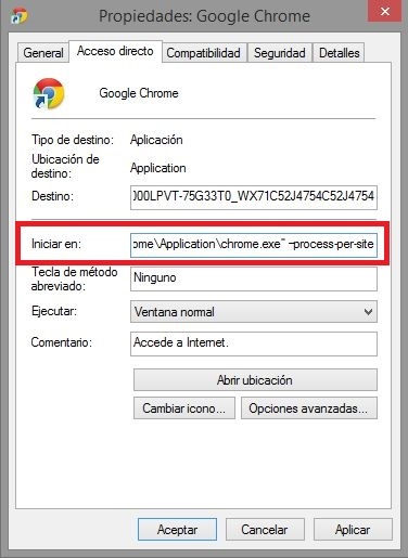 Como mejorar el rendimiento de tu ordenador disminuyendo la memoria de tu navegador Chrome