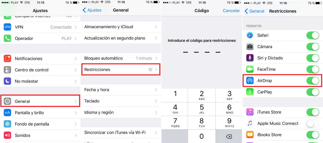 corrige errores de AirDrop en tu dispositivo iOS