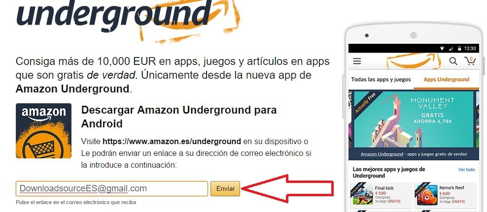 mantente informado de las apps de Android gratuitas con Amazon Underground