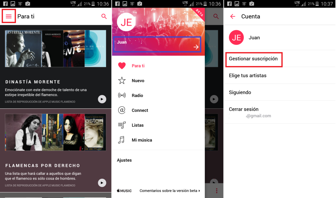 desactiva la renovación automatica de apple music en Android y evita el cobro de la misma