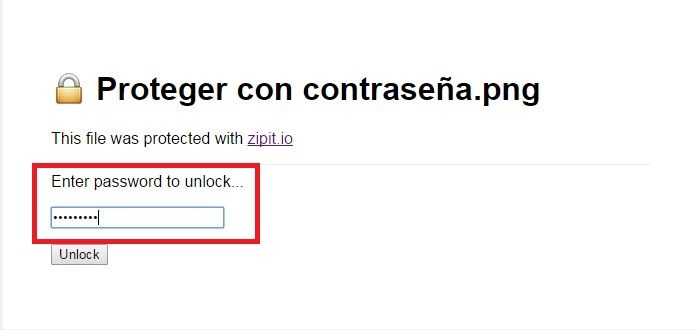 desbloquear un archivo protegido mediante contraseña