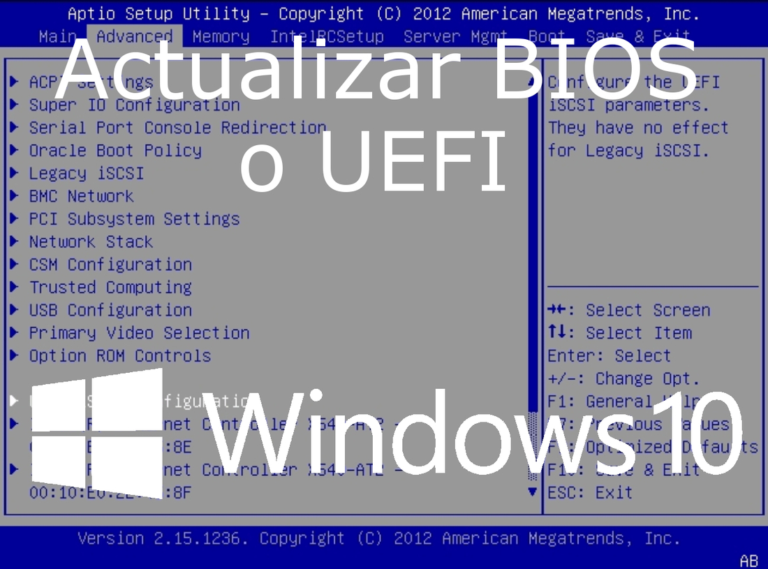 como actualizar bios en tenant un pc