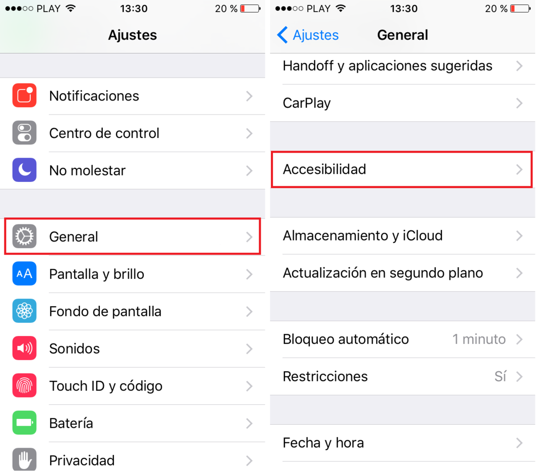 personalizar la velocidad del botón home en iphone o ipad