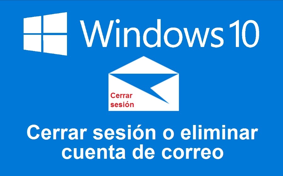 Cerrar sesión en la cuenta de correo electrónico asociada a la app Correo en  Windows 10
