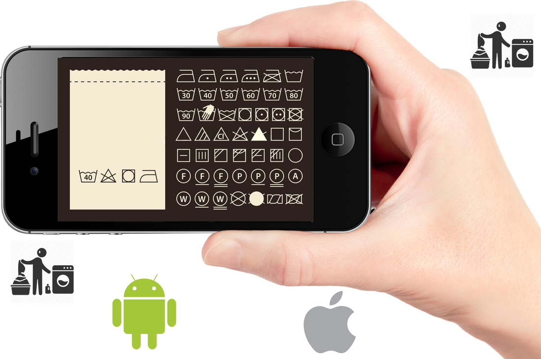 Que significa los simbolos o iconos de las etiquetas de tu ropa. Descubrelo desde tu iphone o Android