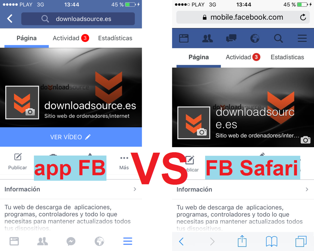 ahorrar bateria en iPhone borrando la app oficial de FAcebook