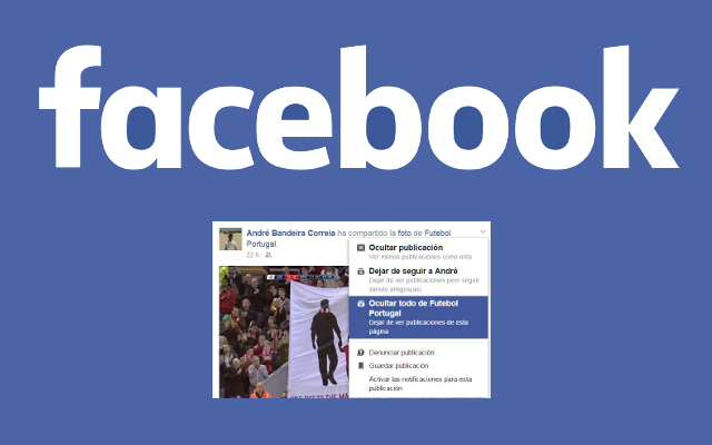 Ocultar o bloquear las publicaciones compartidas por tus amigos en Facebook procedentes de una página o usuario de Facebook en concreto.