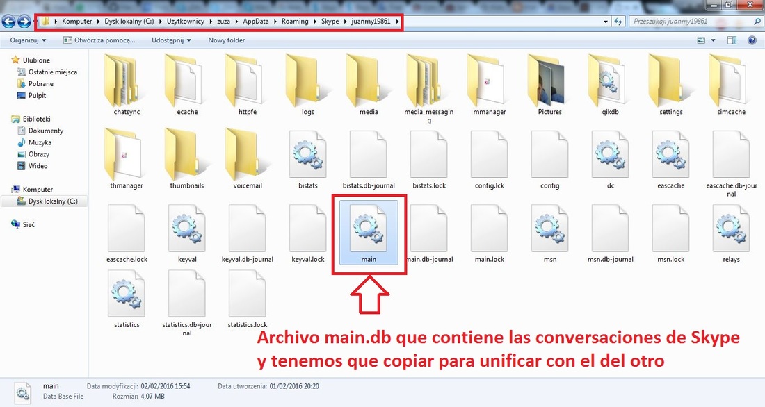 unir los chats de Skype de diferentes pcs en uno solo