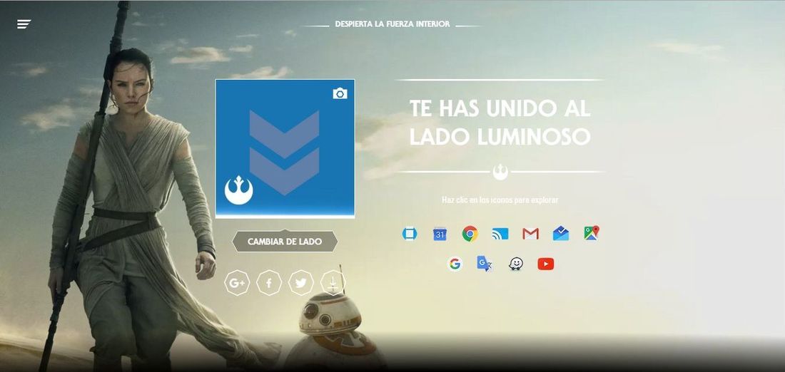 Google se une con Stars Wars El despertar de la fuerza