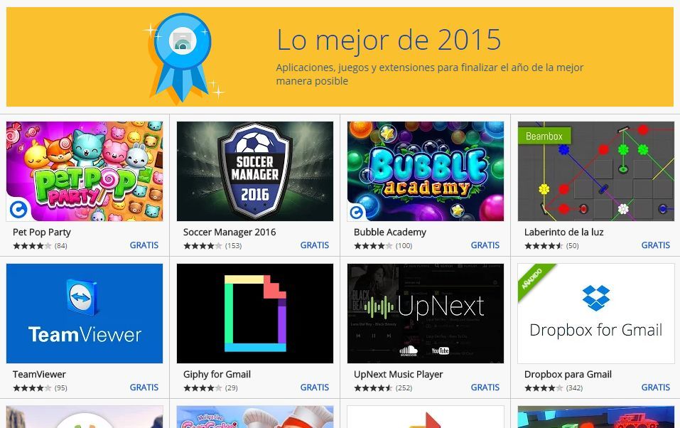 las mejores apps, extensiones y juegos para el navegador Web Google Chrome