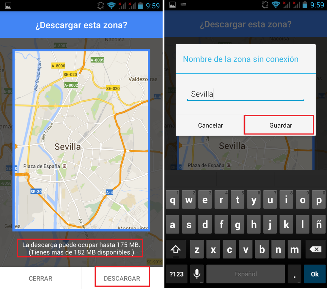 Hacer uso de Google Maps sin conexión a intenet en Android