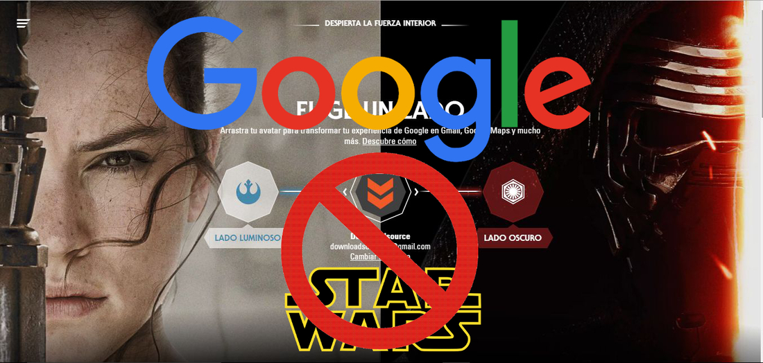 eliminar la personalización de Star Wars de tu cuenta de Google