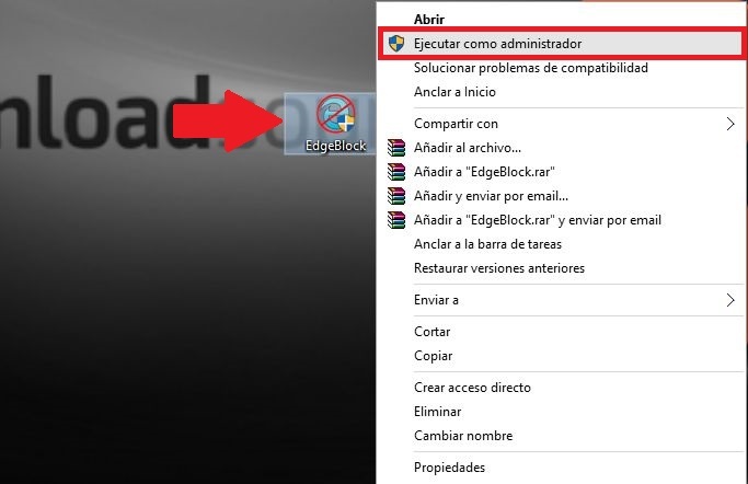 bloquear el navegador Web Edge en Windows 10