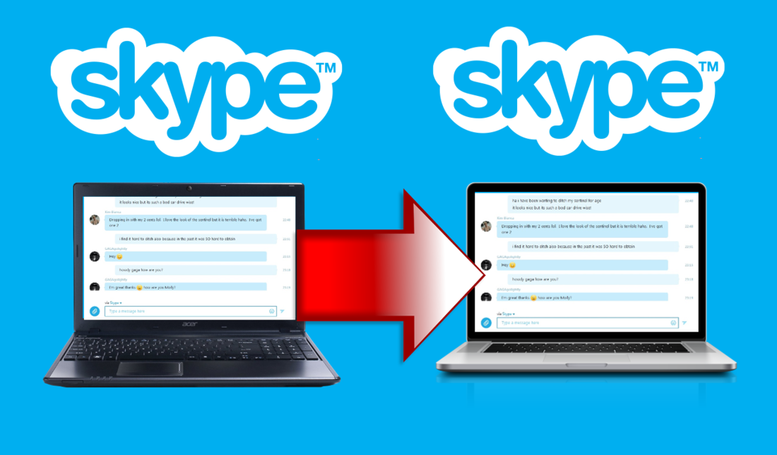 Como realizar el traspasos de conversaciones de Skype de un ordenador a otro
