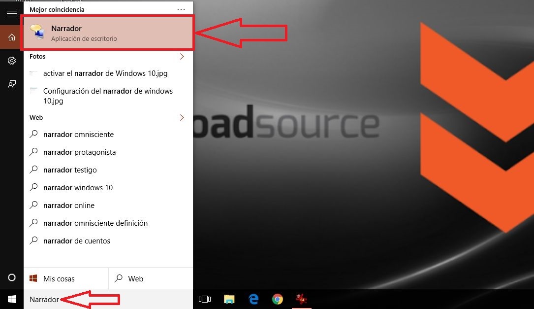 lee en voz alta los texto digitales gracias al narrador de Windows 10