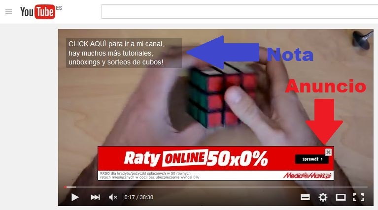 Eliminar las anotaciones de los video de Youtube a la vez