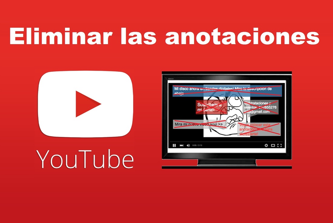 Como eliminar o cerrar todas las anotaciones de los videos de Yotube a la vez