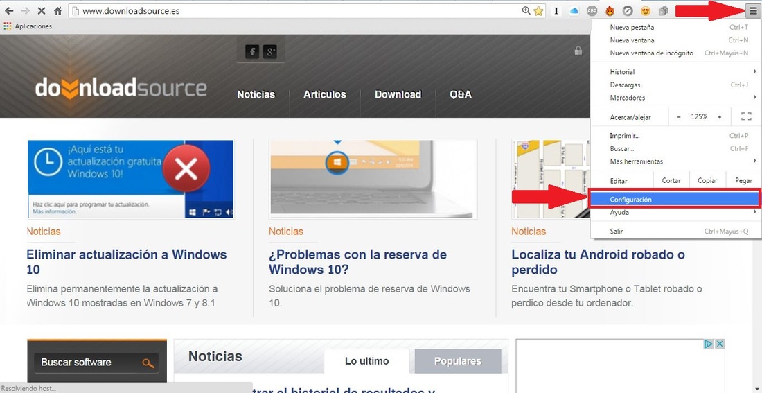 Desactivar las notificaciones en el navegador Chrome