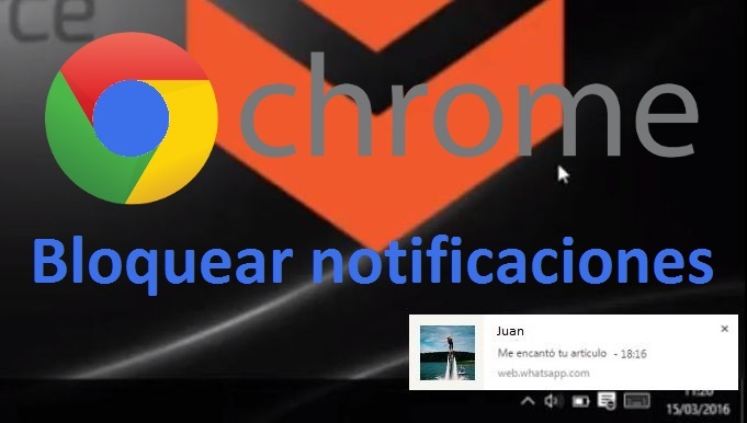 Desactivar las notificaciones de Facebook de Google Chrome o cual quier otra