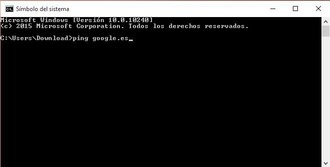 que hacer ping para comprobar conexión a internet