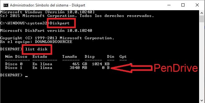 repara los USB dañados y no reconocidos por Windows
