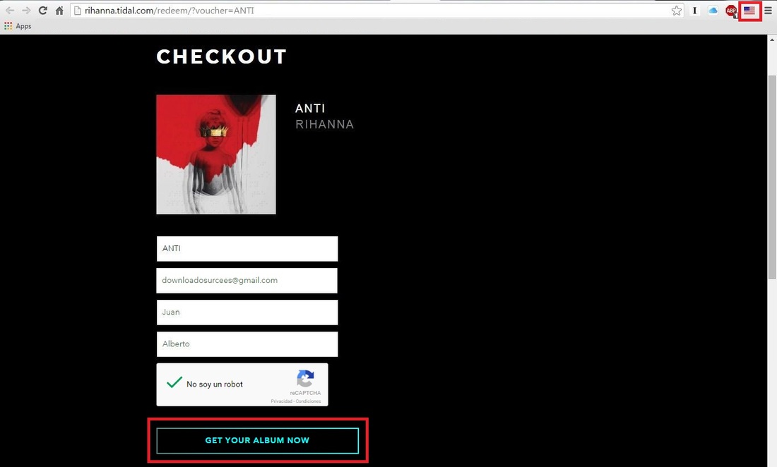 Rihanna, su albon Anti se puede descargar gratis legalmente desde Tidal