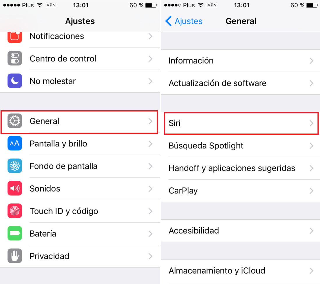 Como silenciar las respuestas de siri cono el botón de tono de iphone o ipad