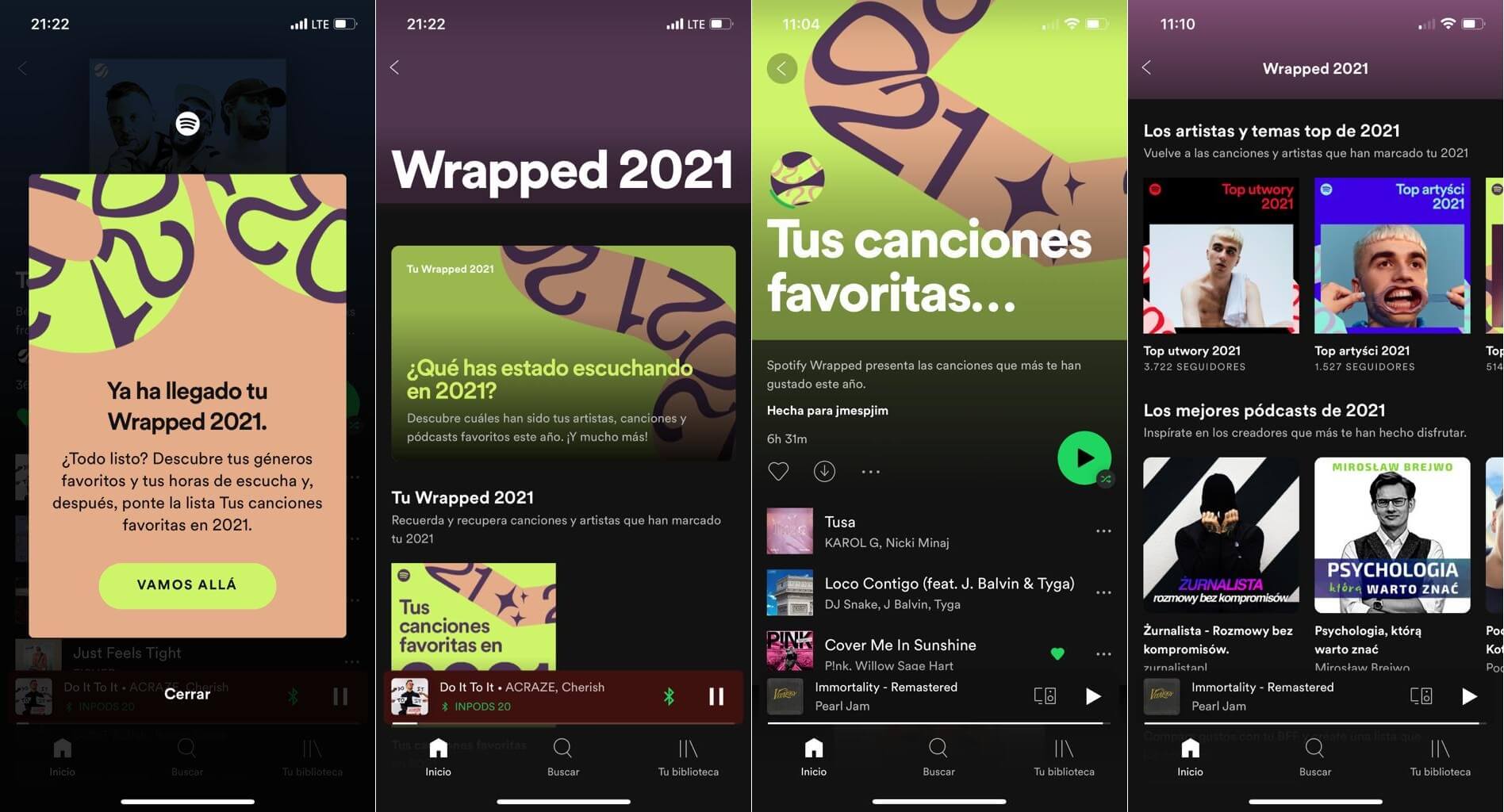 spotify wrapped seleccion del año de musica