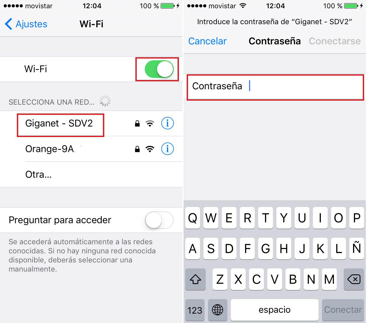 Como solventar problema de conexión Wifi en iPhone