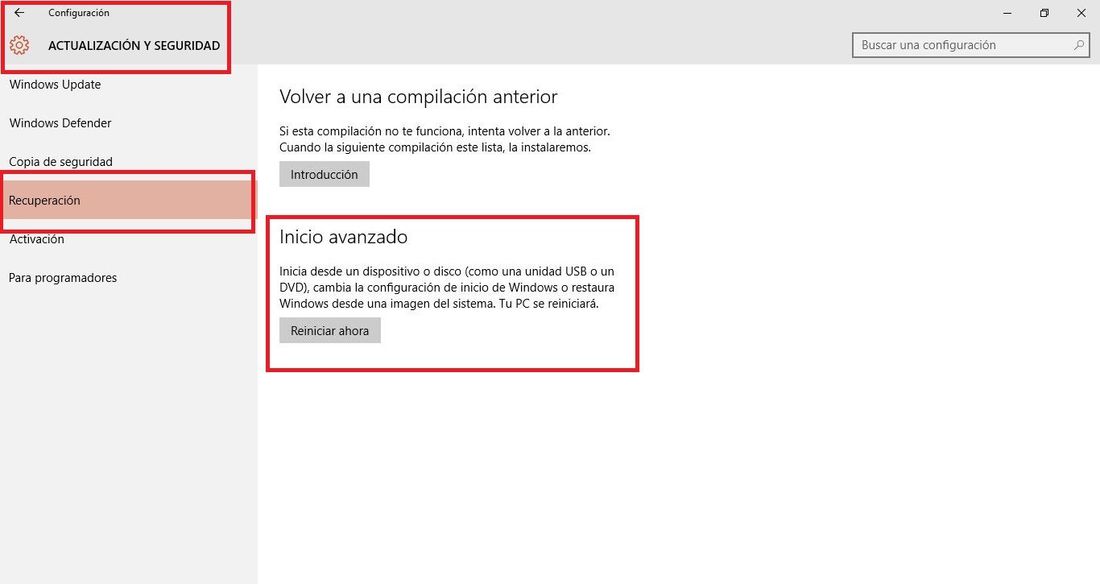 Restaurar pc para solucionar problemas en Windows 10 manteniendo tus archivos y documentos