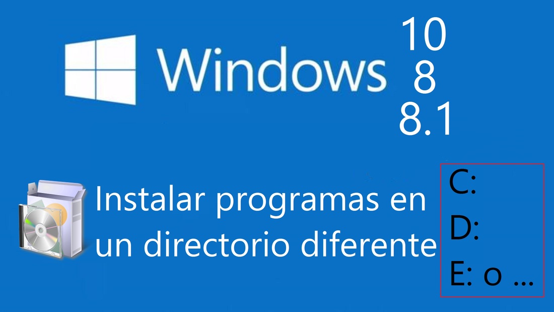 Cambiar la carpeta predeterminada de instalacion de programas en Windows